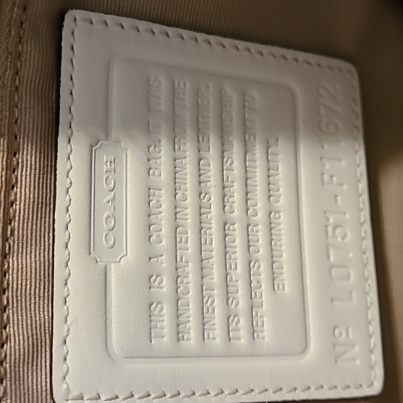 COACH Hampton Scribble Pastel Handbag L0751-F11672 & Matching Wallet - Picture 3 of 17